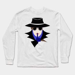 Lady Black shush (cauc): A Cybersecurity Design Long Sleeve T-Shirt